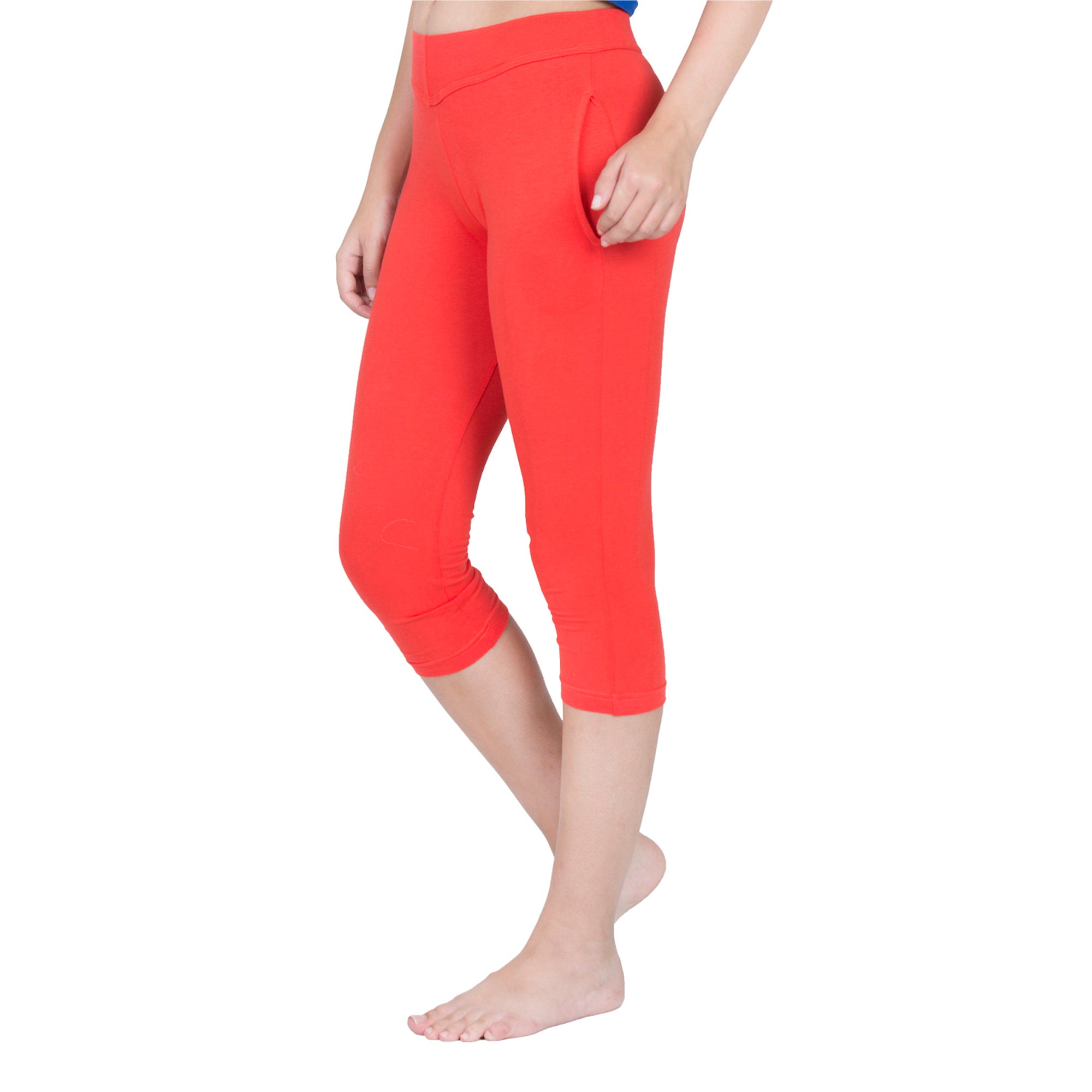 Buy IndiWeaves Womens Relaxed Fit Cotton Capri 3/4th Pants (Pack of 3)  Multicolor Online at Best Prices in India - JioMart.