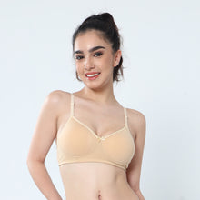  Cotton Padded Bra_Non-Wired Casual Use Padded T-Shirt Bra