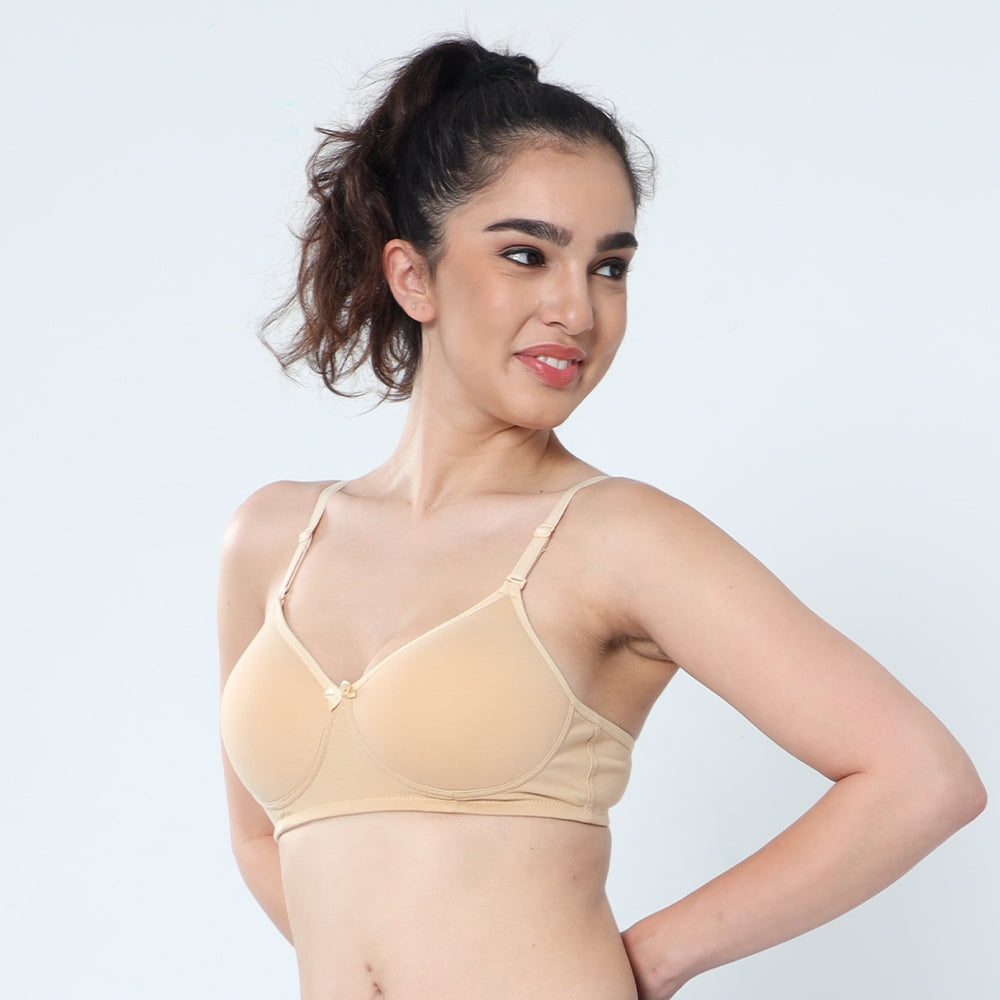 Buy Envie Women's Padded Cotton Bra/Non-Wired, T-Shirt Bra/Inner Wear for  Ladies Daily Use Padded Bra Online In India At Discounted Prices