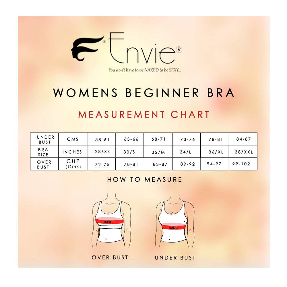 Envie Women's Beginners bra |Non-Wired |Soft Modal Fabric Teenage bra ...