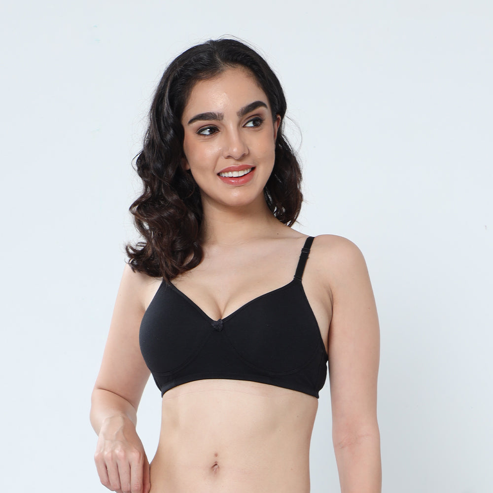 Buy Envie Women's Padded Cotton Bra/Non-Wired, T-Shirt Bra/Inner Wear for  Ladies Daily Use Padded Bra Online In India At Discounted Prices
