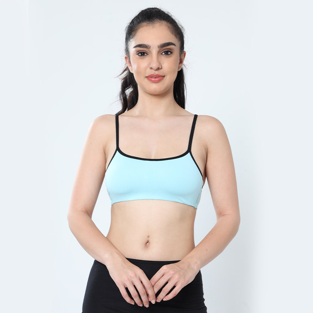 ENVIE Women's Cotton Beginners Cami Bra  Non- Padded Teenage bra – Saanvi  Clothing Private Limited