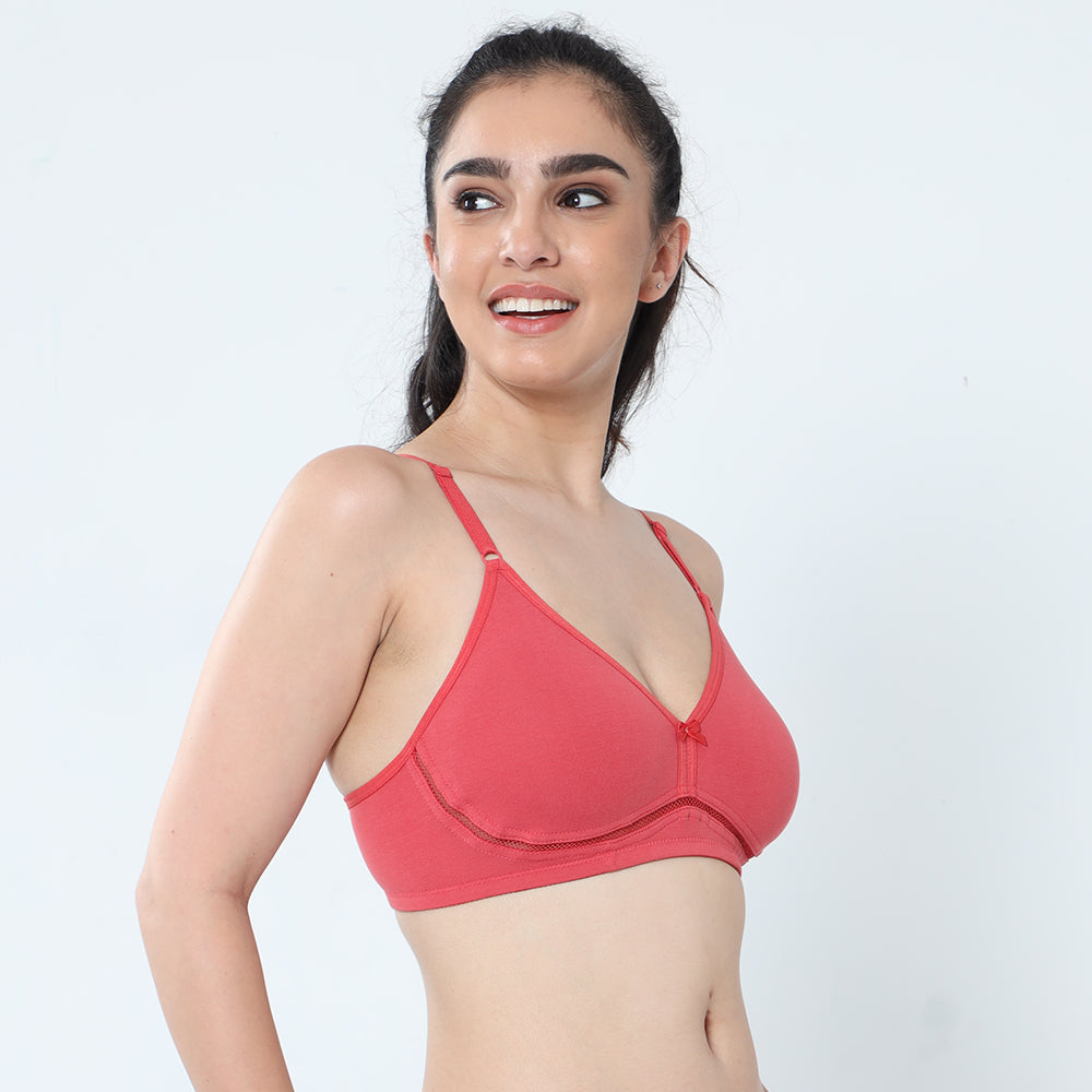 Envie Women's Cotton Non-Padded BraCasual Use T-Shirt Bra – Saanvi  Clothing Private Limited