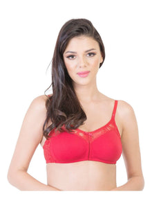 Buy ENVIE Women's Basic Cotton Bra with Foam/Non-Padded, Non-Wired