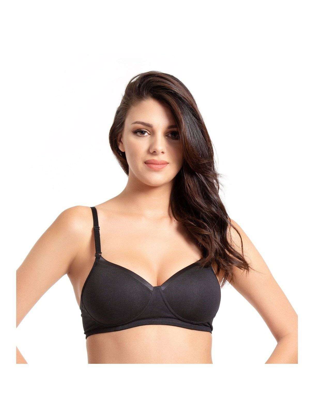 Buy Envie Women's Padded Cotton Bra/Low Neckline, Non-Wired, T-Shirt Bra/Inner  Wear for Ladies Daily Use Padded Bra Online In India At Discounted Prices
