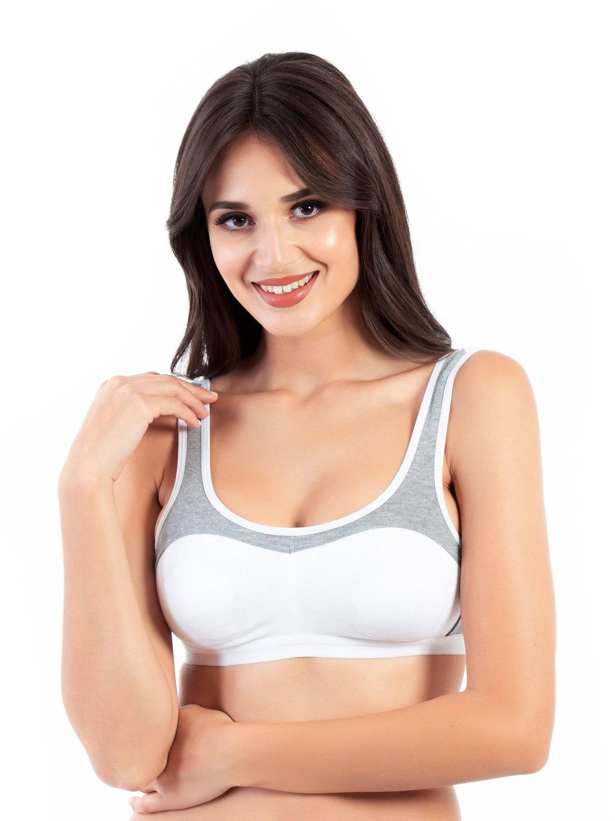 Sports Cotton WOMEN NON PADDED AIR BRA, Plain at Rs 48/piece in Surat