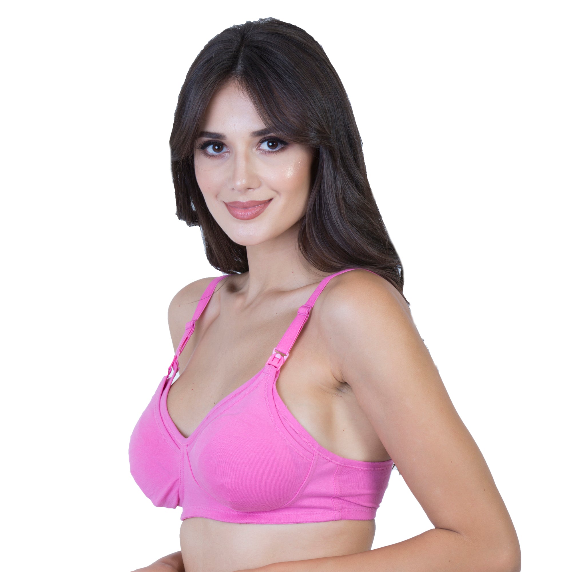 Buy ENVIE Women's Cotton Mother Feeding Bra_Female Non-Padded Wirefree,  Maternity T-Shirt BraInner Wear for Ladies Daily Use Nursing Bra - Nude/40D  Beige Online at Best Prices in India - JioMart.