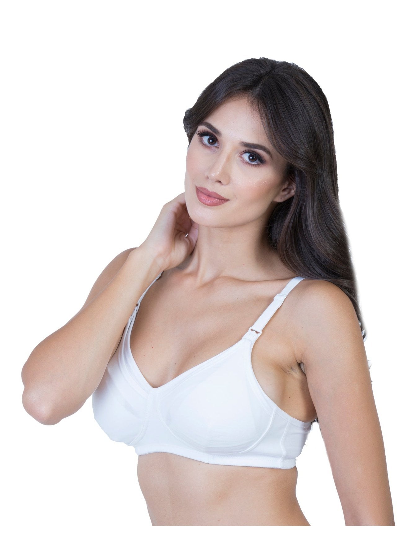 Generic Women's Cotton Blend Mother Care Full Coverage Feeding Bra Non  Padded (blue) at Rs 160.00, Ladies Innerwear