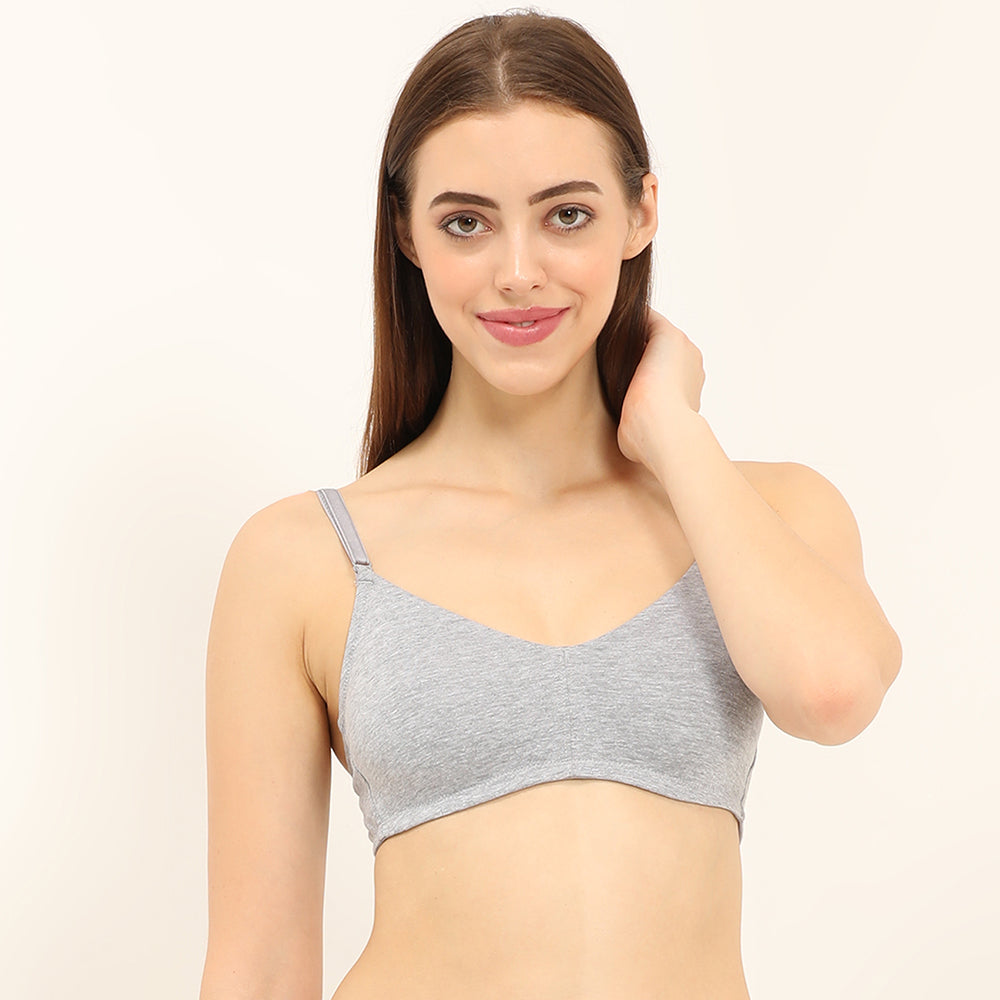 Enerve Women's Polyester Non- Padded Inner Wear Everyday Use Bra – Saanvi  Clothing Private Limited