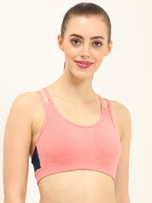 Za Sports Bra for Girls/Women. (Fits 28 to 34B) Removable Pads
