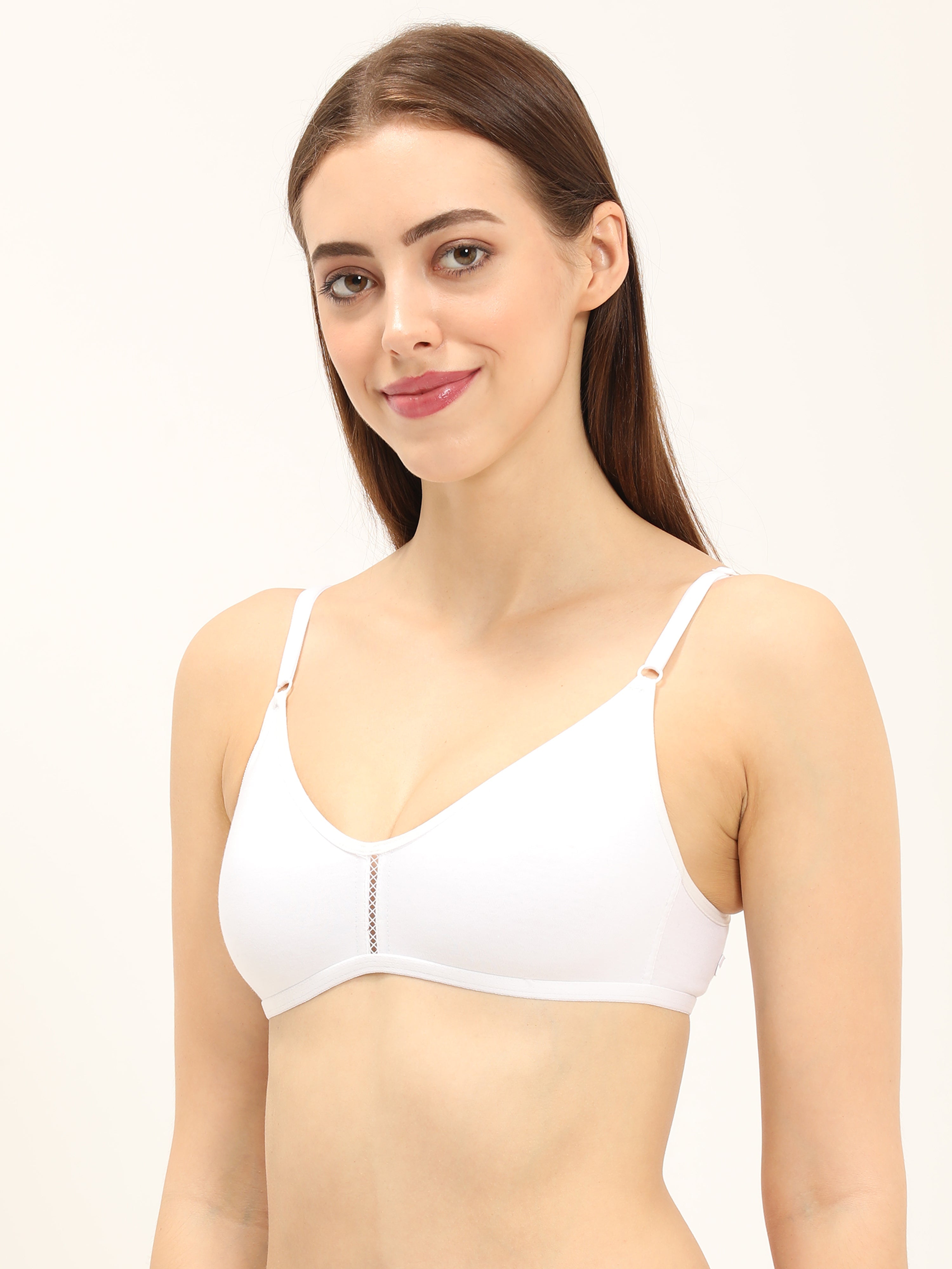 Enerve Women's Cotton Beginners bra Non- Padded Non-Wired Teenage bra –  Saanvi Clothing Private Limited