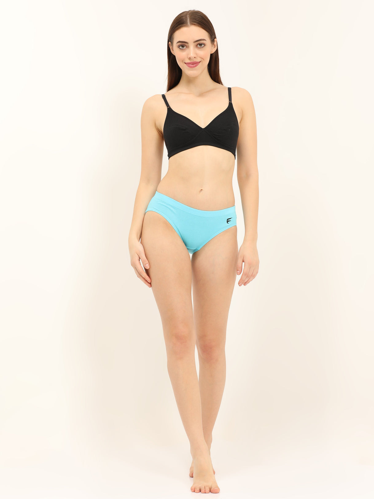Non-padded, double layered cups for support and nipple coverage, 3/4th coverage for enhanced support and no spillage