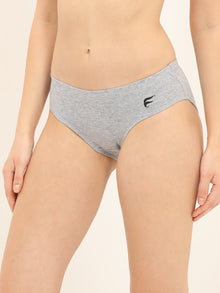  Envie Brief, Low rise panty (Pack of 3) Combo Red, Sapphire, Grey melange