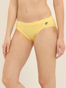  Envie Brief, Low rise panty (Pack of 3) Combo  yellow, Navy, Plum
