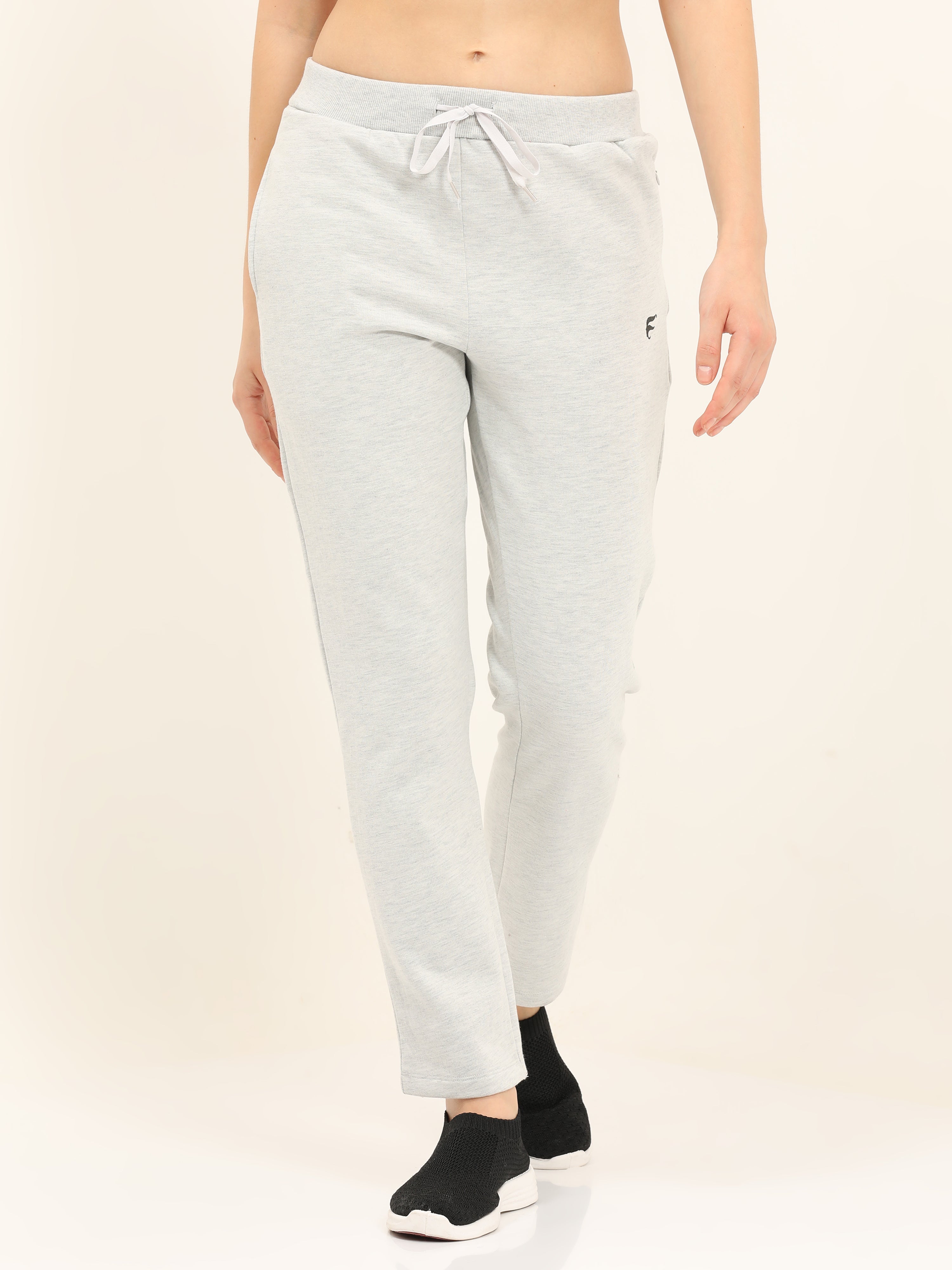 Poly Cotton Casual Sports Wear Fleece Track Pant