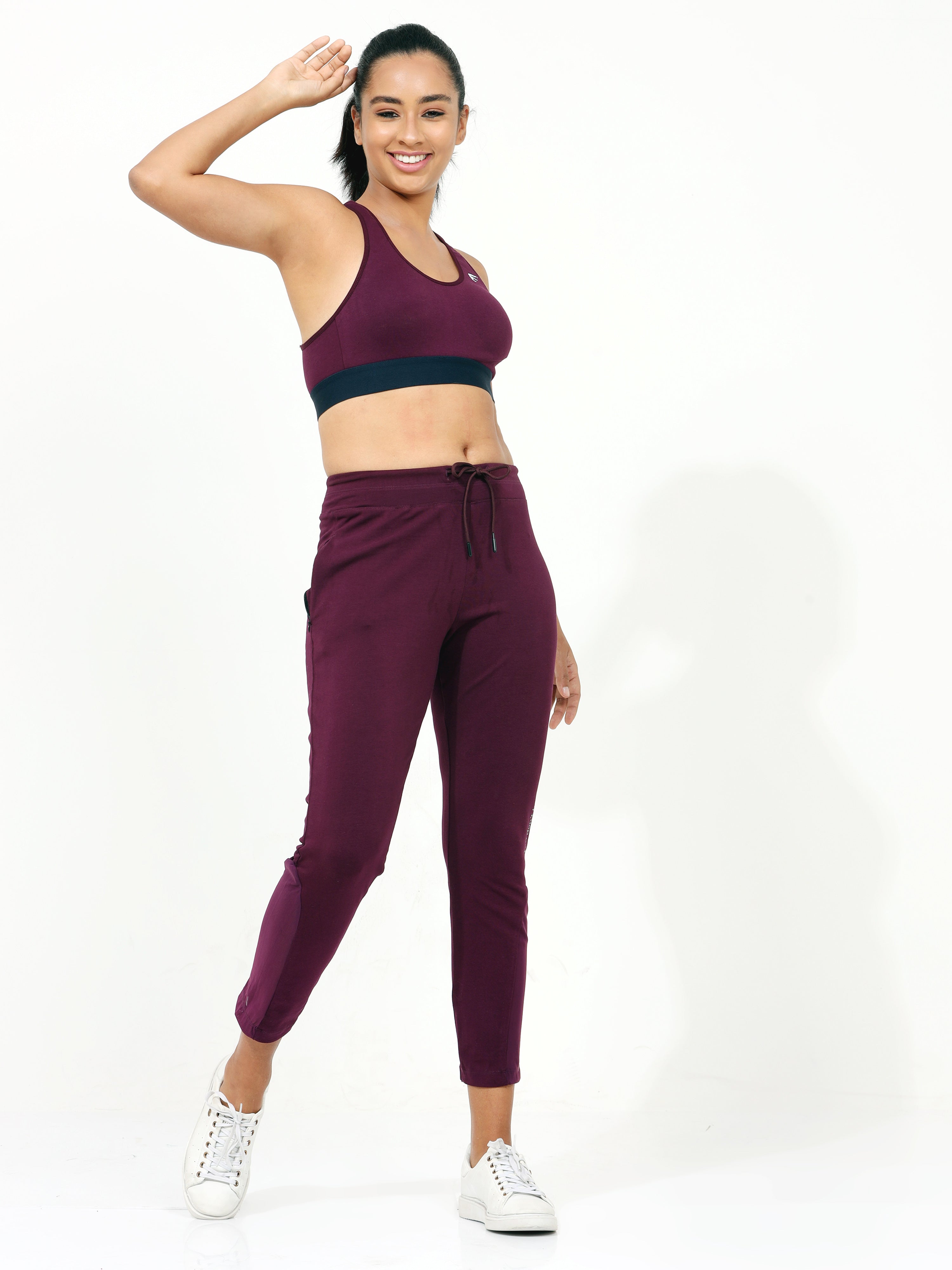 WOMEN'S TRACKSUIT FOR YOGA TRACK PANTS, GYM ACTIVE