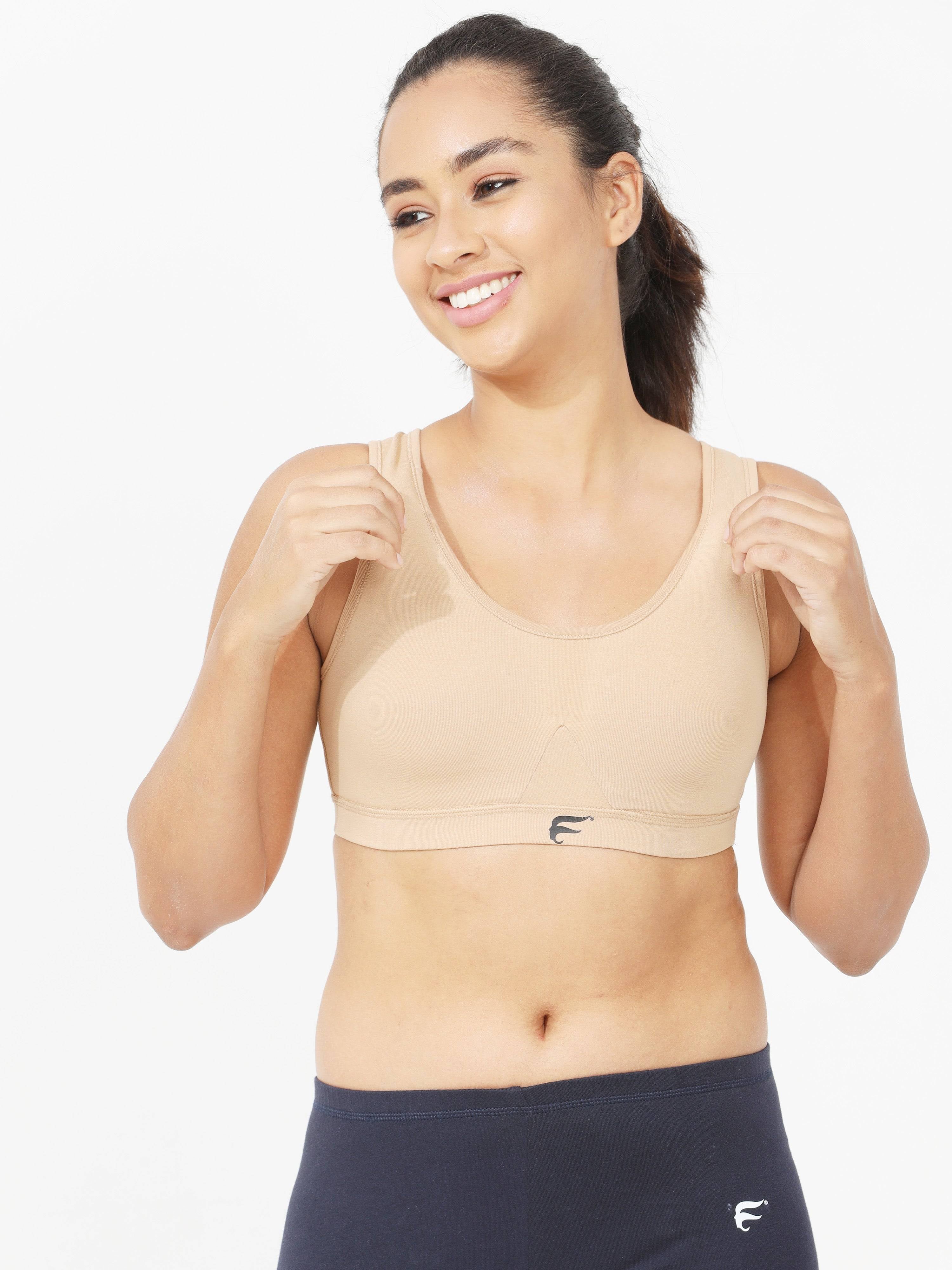 Plain Non-Padded Feelings Cotton Sports Bra, For Daily Wear at Rs 139/piece  in Lucknow